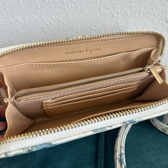 Nanette Lepore Cream Floral Wallet - Picture 3 of 4